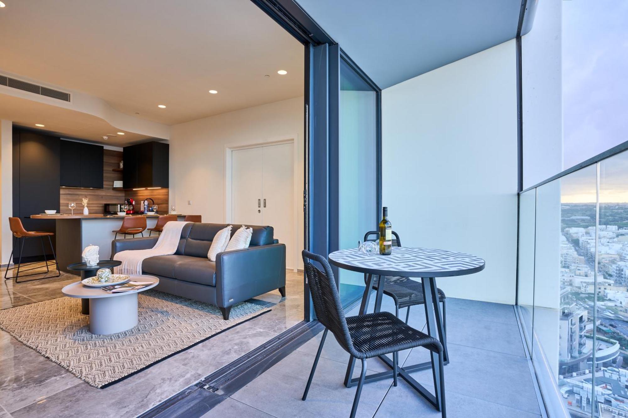Apartment Stunning Seaview Mercury Tower - Luxurious Twin Units Saint Julian's
